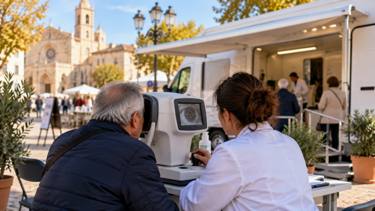 Immagine illustrativa di uno screening oculistico gratuito per la prevenzione della salute visiva in Puglia.